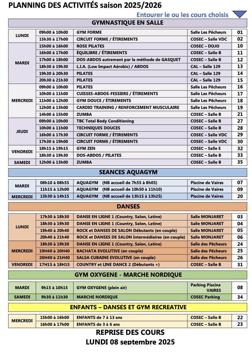 Planning 2025 2026